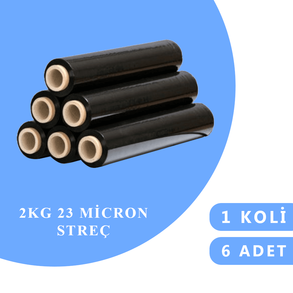 İSTWELD STREÇ FİLM 23 MİCRON SİYAH 